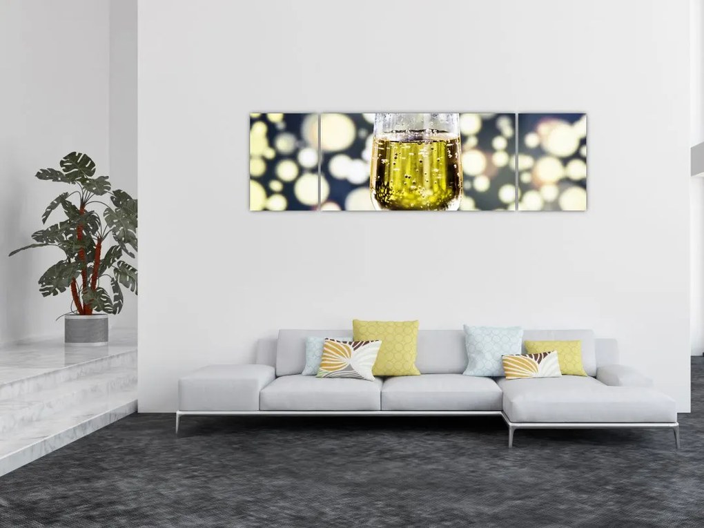 Obraz szampana (170x50 cm)
