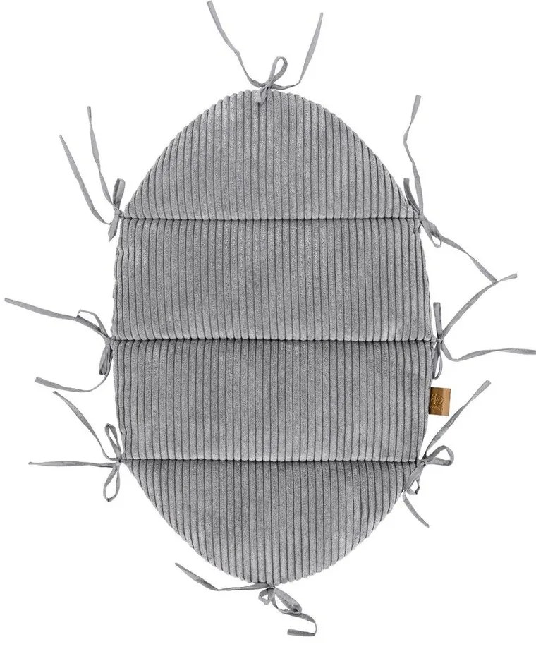 Szary kokon dla niemowląt 47x70 cm – Meowbaby