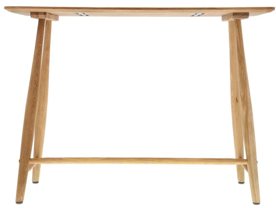 Stół z drewna dębowego 44.5x100 cm Bodo – Villa Collection