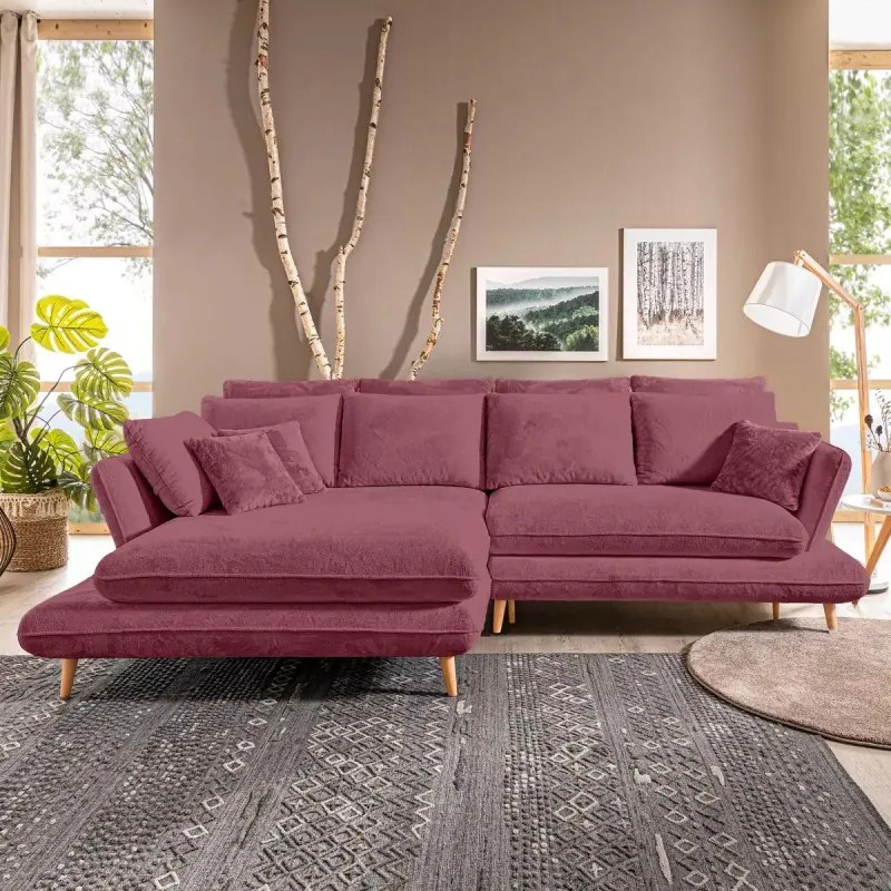 Narożnik MONTE z funkcją spania pojemnikiem i poduszkami