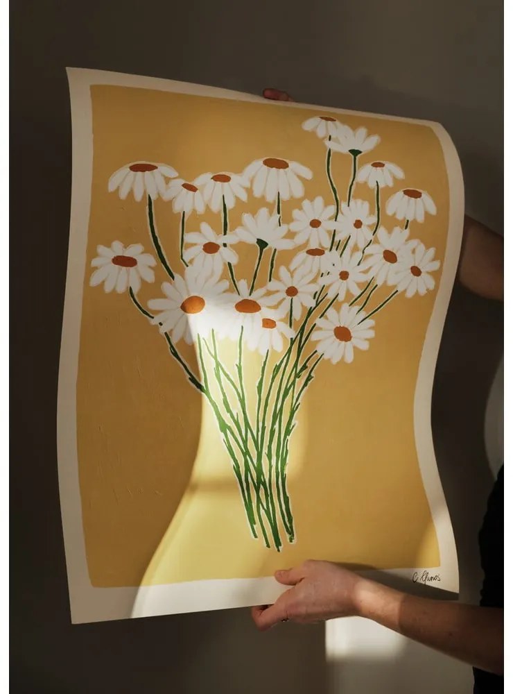 Plakat 30x40 cm Daisies – Carla Llanos – The Poster Club