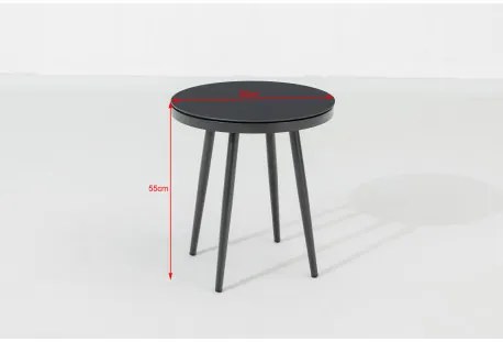 Melia LIKA-TEX® antracyt - luksusowy zestaw ogrodowy