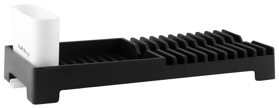 Czarny ociekacz do naczyń Vialli Design Livio Duo