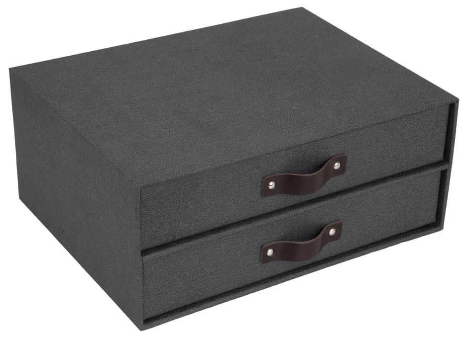 Kartonowy organizer z szufladką Birger Canvas Paper Laminate – Bigso