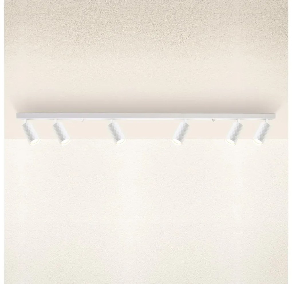 Brilagi - Oprawa punktowa SELE DIAMANT 6xGU10/30W/230V biała