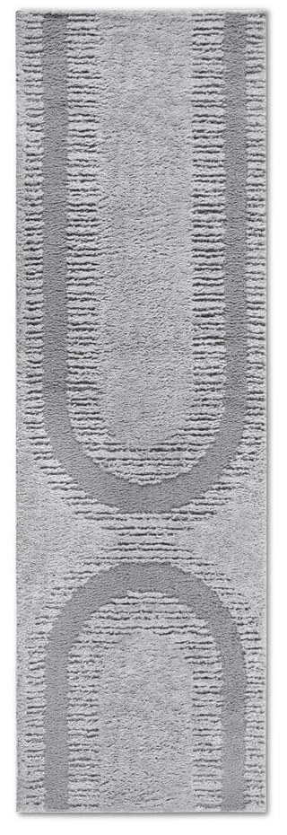 Szary chodnik 80x240 cm Bartoux Light Grey – Elle Decoration