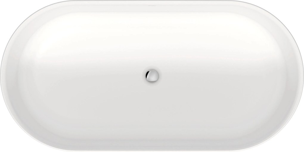 Wolnostojąca wanna Duravit SoleilDuroCast Plus (odlewany minerał) - biały matowy - 160 x 80 cm