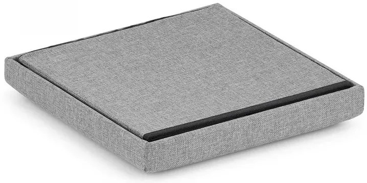 Szara kwadratowa pufa otwierana R9-C28