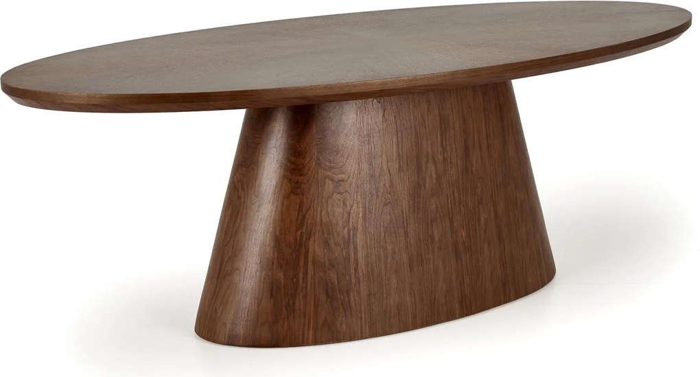 Stół z owalnym blatem Vagner Halmar orzech