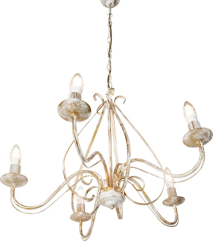 Inteligentna żyrandol biała 5-światłowa w tym Wifi B35 - Giuseppe