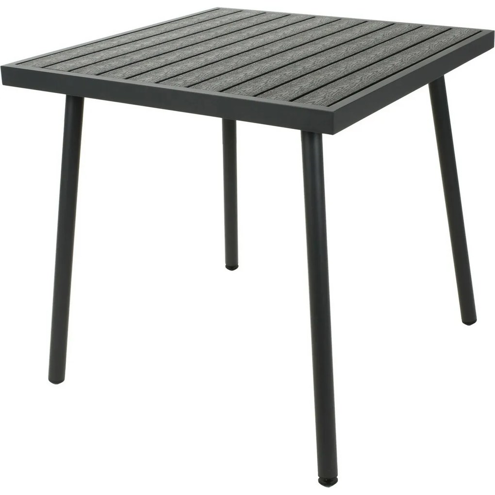 Stół ogrodowy Hervig, 76 x wys. 73 cm, blat zpolywood