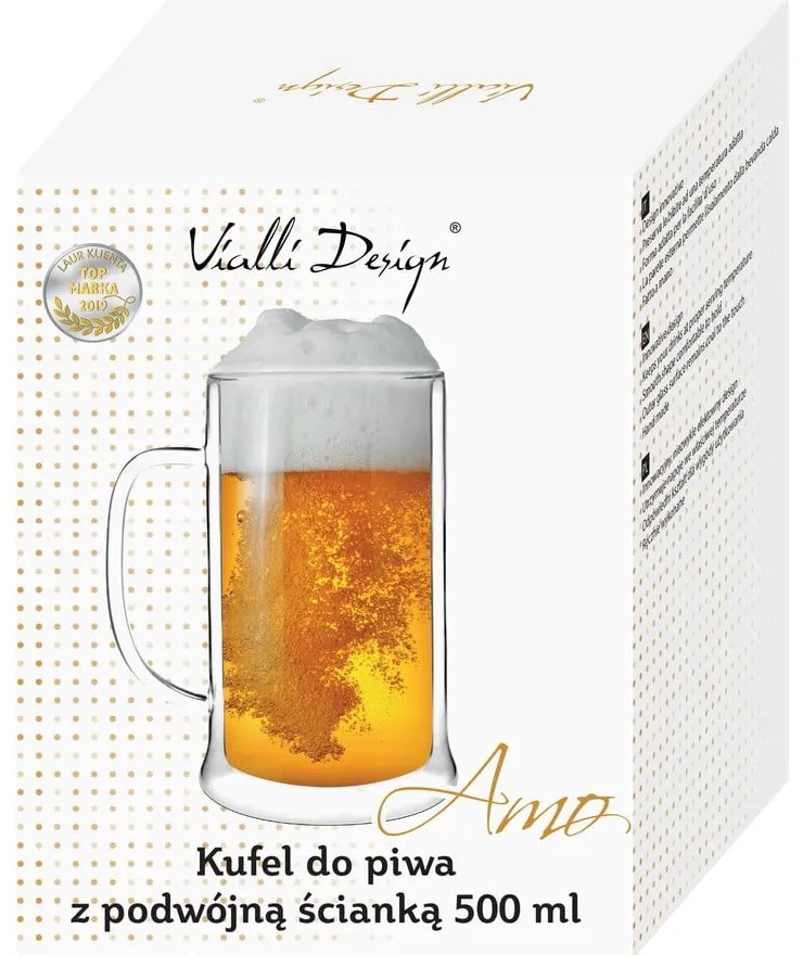 Szklanka do piwa 500 ml Amo – Vialli Design