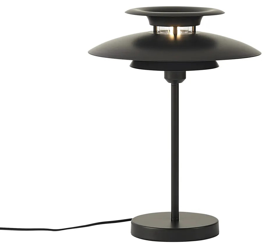 Lampa stołowa w stylu Retro, czarna stal, 45 cm - Pauly Retro Oswietlenie wewnetrzne