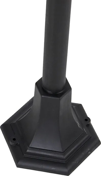 Klasyczna latarnia czarna 122 cm IP44 - Capital