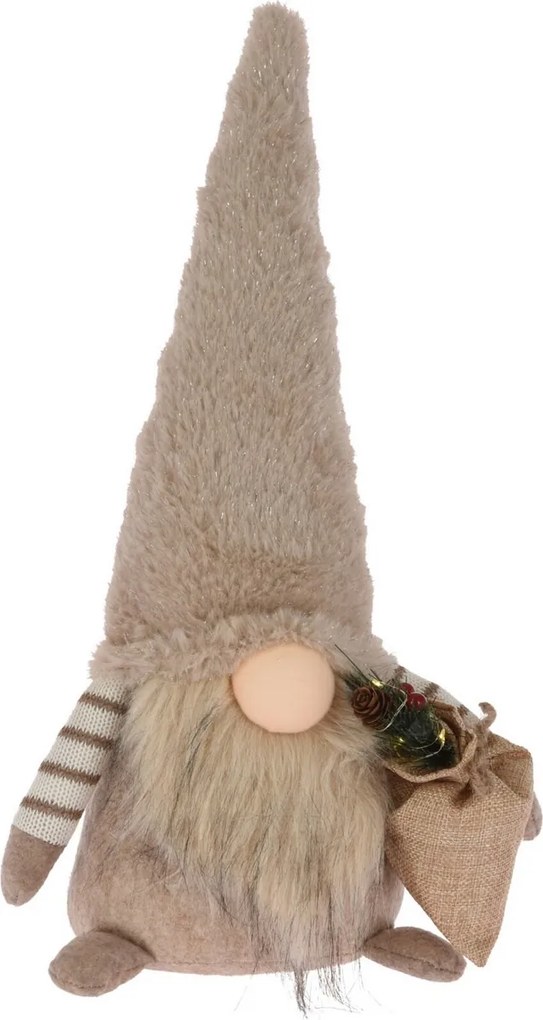 Skrzat bożonarodzeniowy z oświetleniem LED Henri, 14 x 38 x 21 cm