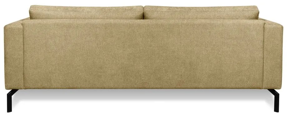 Musztardowa sofa 216 cm Gomero – Scandic