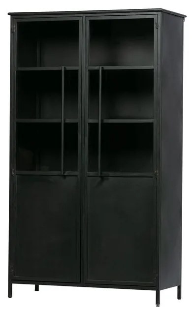 Czarna metalowa komoda BePureHome Exhibit