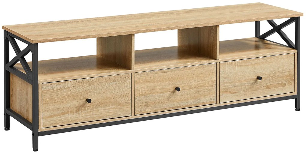 Industrialna szafka RTV z 3 szufladami S3-H07