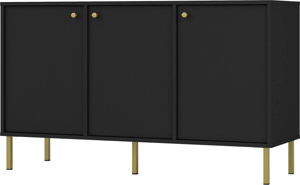 Komoda TORINO 125 cm do Salonu Sypialni Grafit