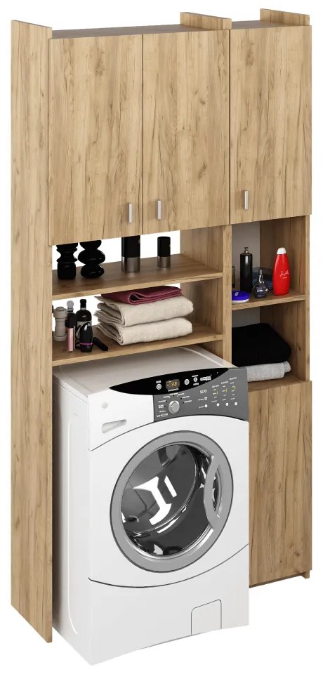 Szafka nad pralką MIRALI, dąb artisan