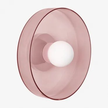 Kinkiet Jaxal Różowa & Ø35 Cm - Sklum
