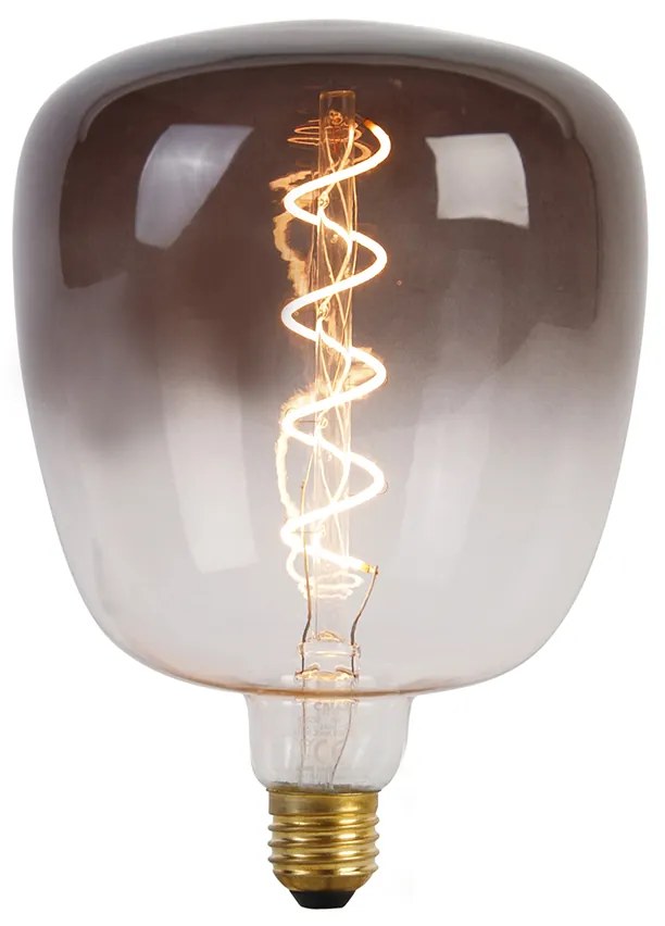 Lampa wisząca czarna 3-punktowa zwbudowanym LED mix dymiony ściemniany - Cava Luxe Nowoczesny Oswietlenie wewnetrzne