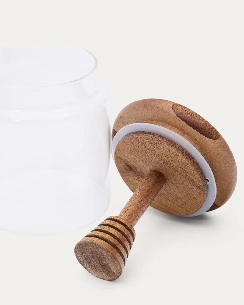 Szklany pojemnik na miód Nukha – Kave Home