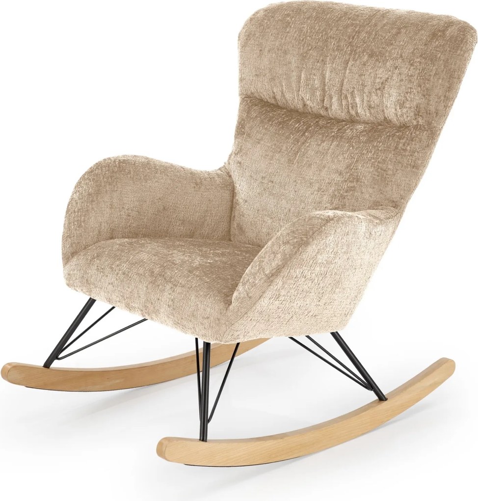 Nowoczesny fotel bujany Castro Halmar