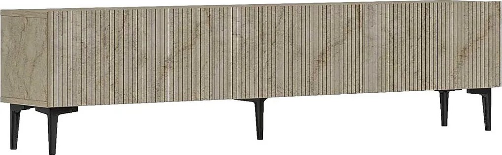 Stolik pod TV – 180 cm x 45 cm x 31,4 cm – trawertyn – płyta MDF z melaminą