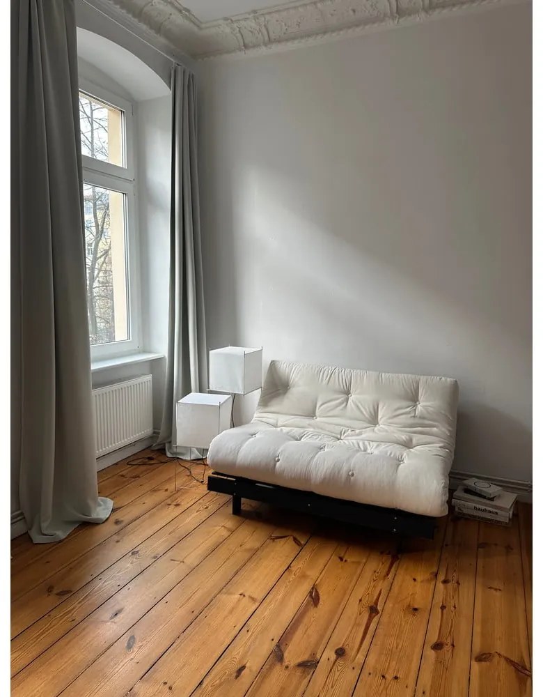 Brązowa rozkładana sofa 140 cm Roots Black Night – Karup Design