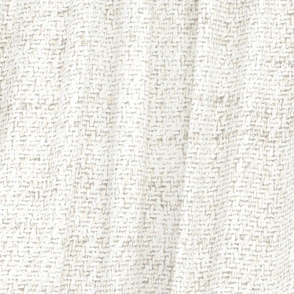 Kremowe tapicerowane łóżko dwuosobowe ze schowkiem ze stelażem 140x200 cm Solvo – Maison de Rêve