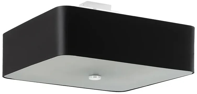 Czarny kwadratowy plafon LED - EX667 H4-B95