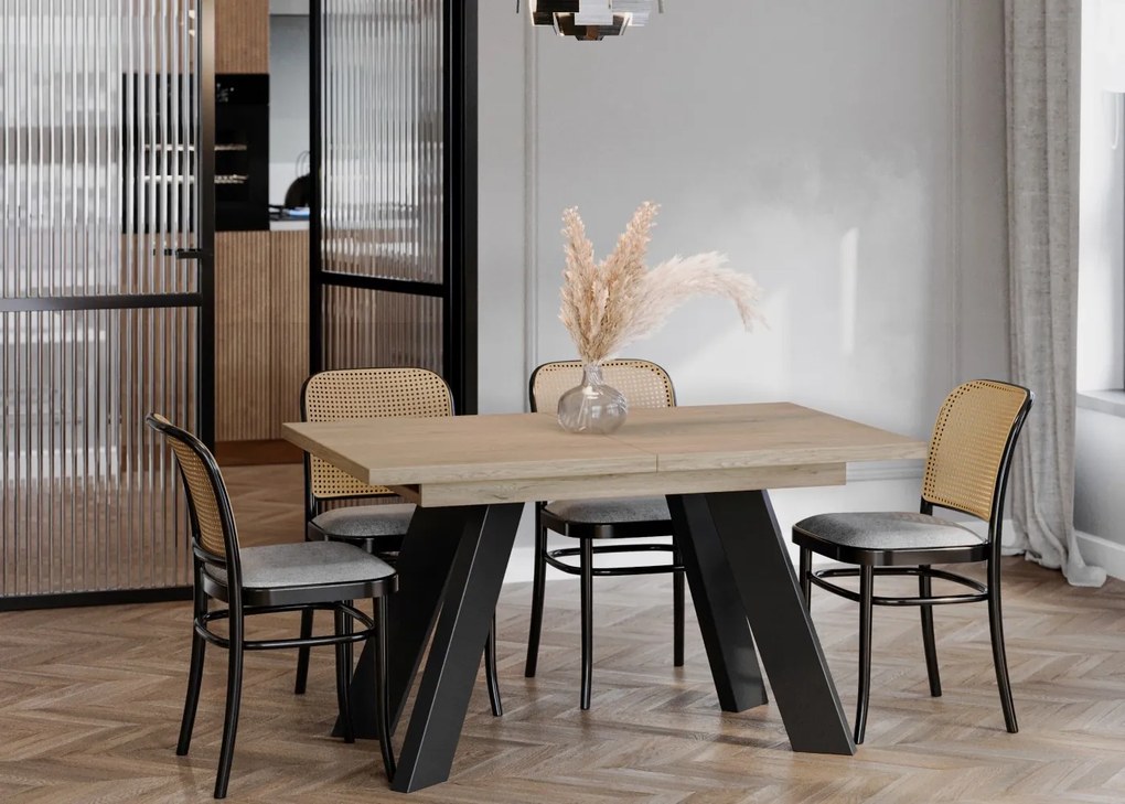 Stół w stylu industrialnym Como rozkładany od 130 do 210 cm