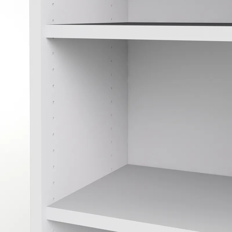 Wysoki regał do biura Prima 5 biały