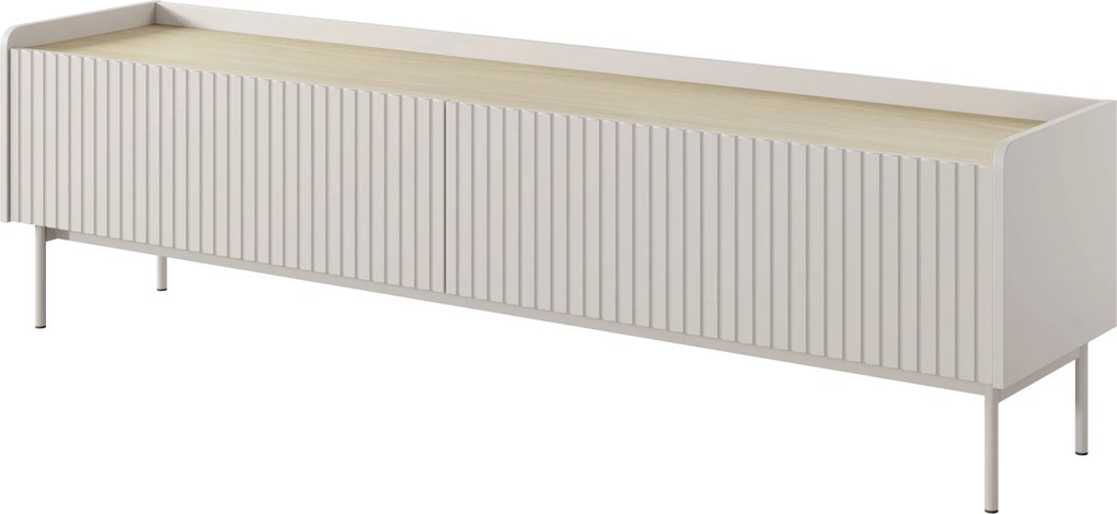 Szafka RTV LIVELLO - Beżowy / 181 cm
