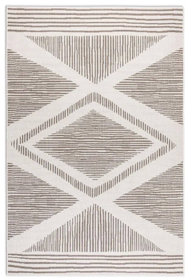 Brązowo-kremowy dywan odpowiedni na zewnątrz 200x290 cm Gemini – Elle Decoration