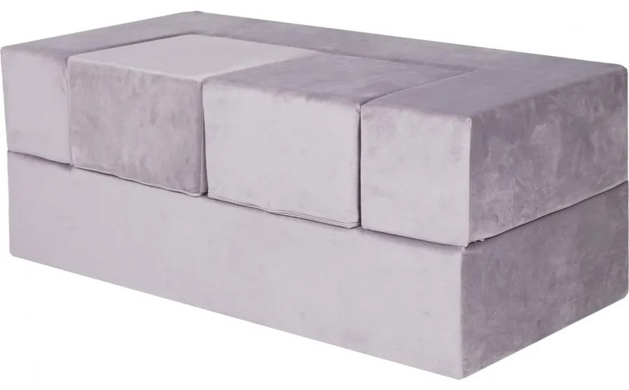 Cube sofa dziecięca, szara - meowbaby®