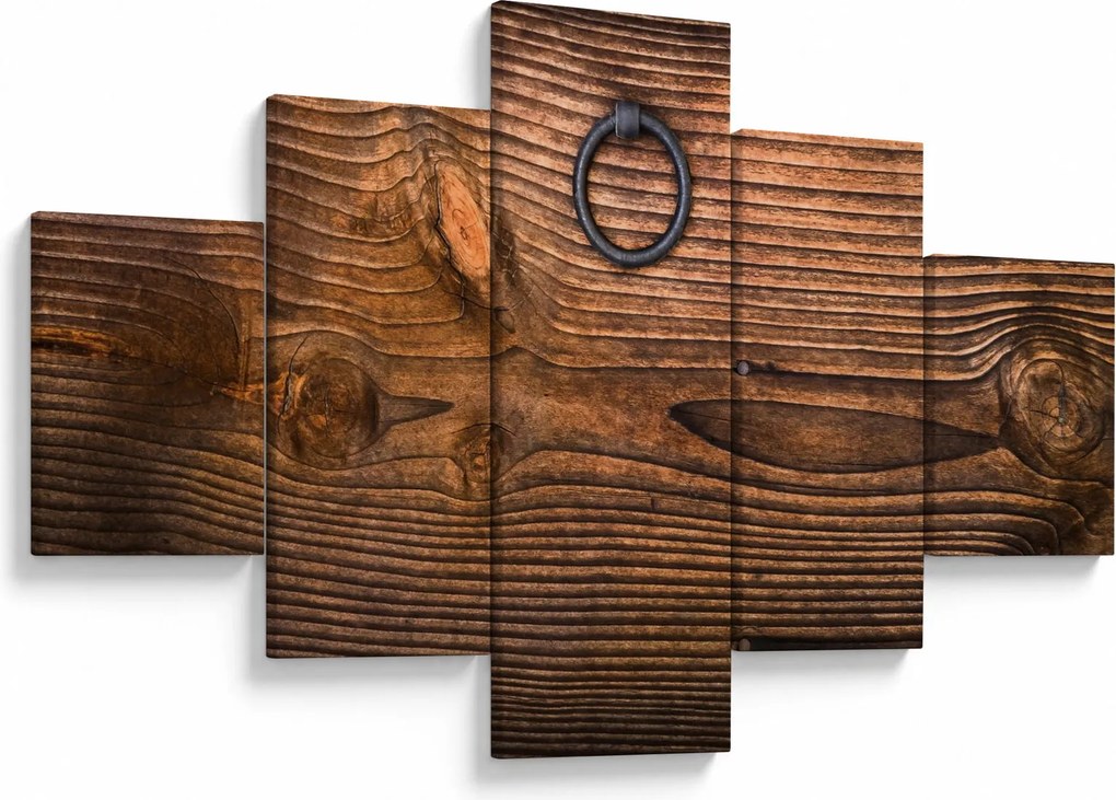 Obraz tekstury drewna (125x70 cm)