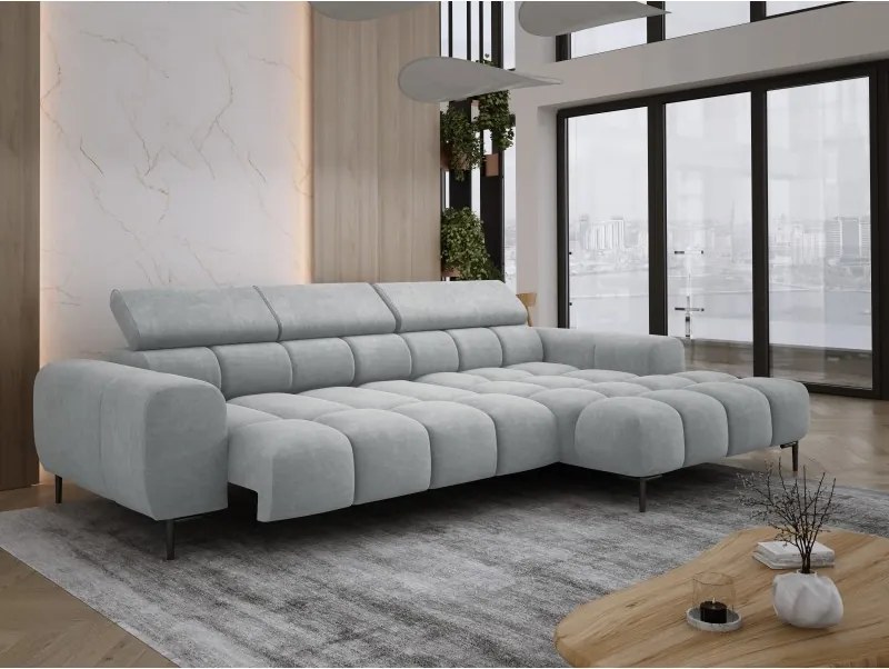 Narożnik PLAZA MINI Prawostronny w tkaninie CLOUD 81 WERSAL