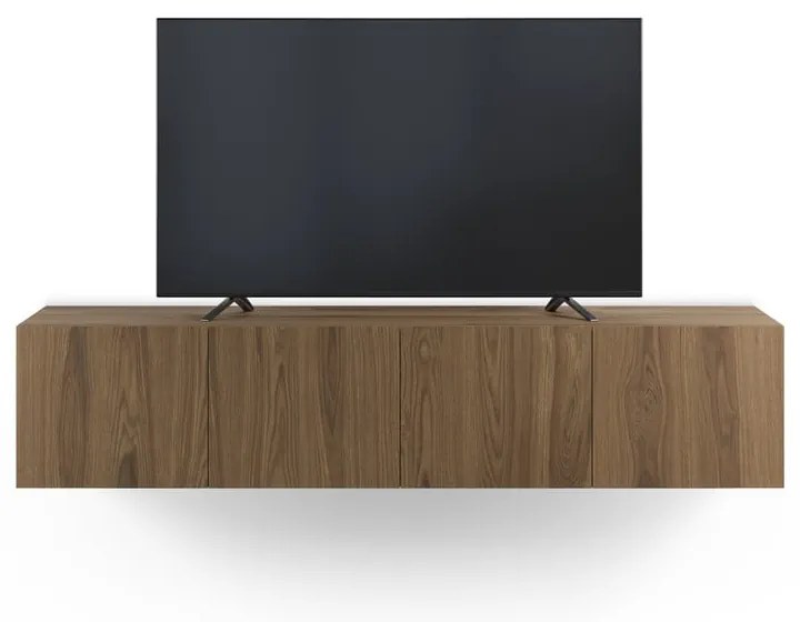 Szafka pod TV w dekorze dębu w naturalnym kolorze 180x38x35 cm Daroca – Marckeric