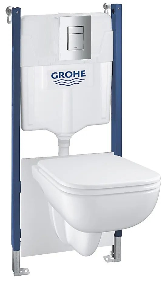 GROHE 39816000 - Zestaw do WC SOLIDO COMPACT 1,13 m ceramika/biały