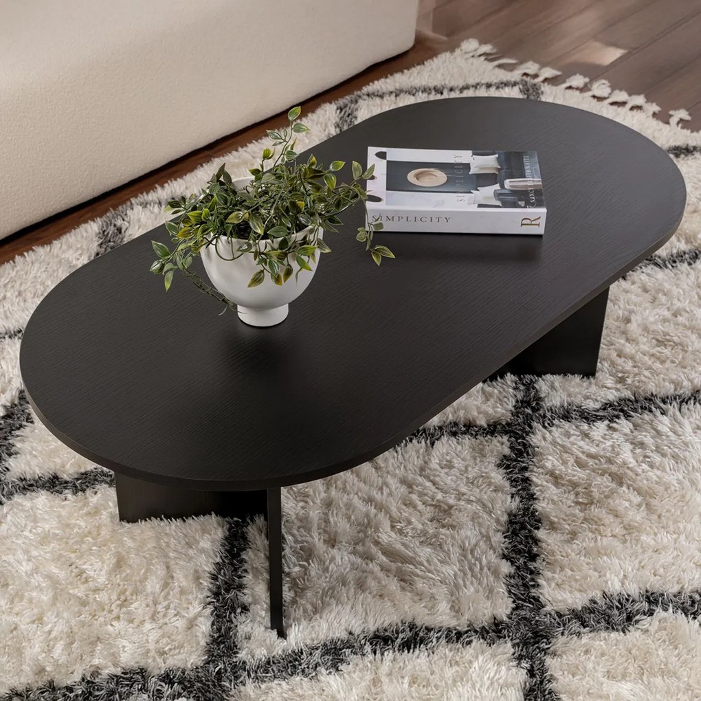 Stolik kawowy Sable Wood Black