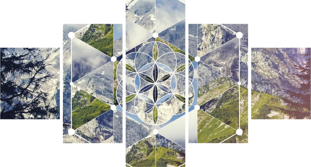 Obraz - Figura geometryczna (125x70 cm)