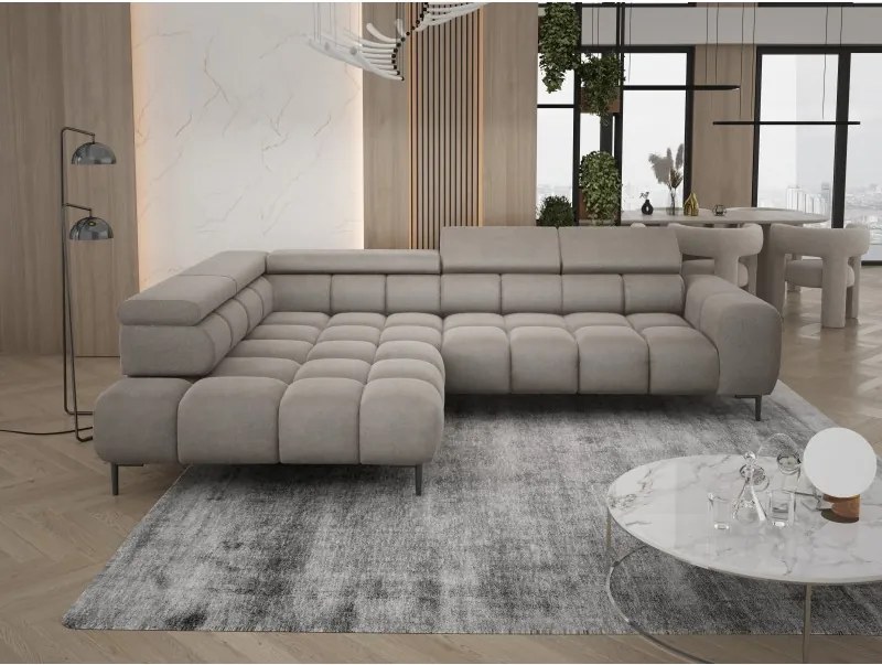 Narożnik PLAZA L Lewostronny w tkaninie Promocyjnej APHRODITE 04 WERSAL