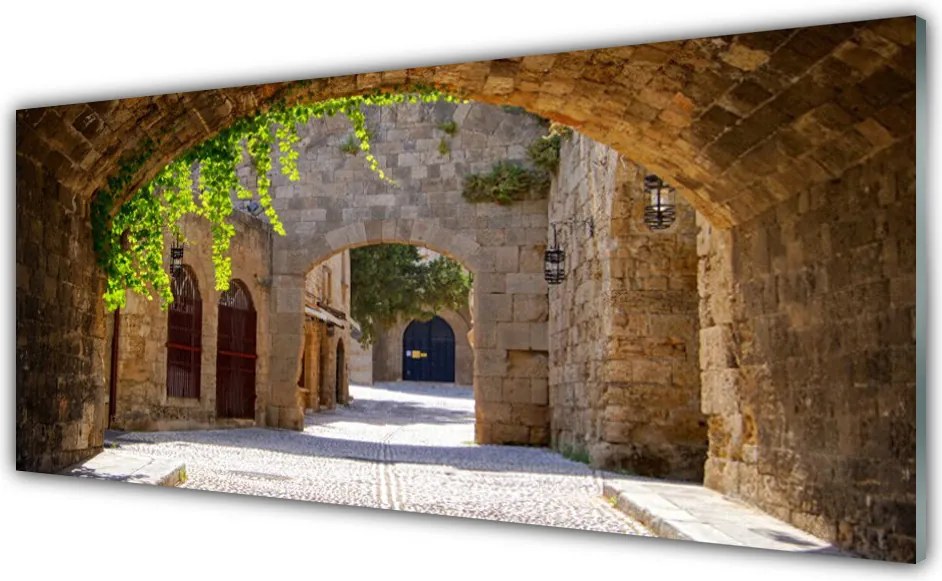 Panel Szklany Malownicza Włoska Uliczka
