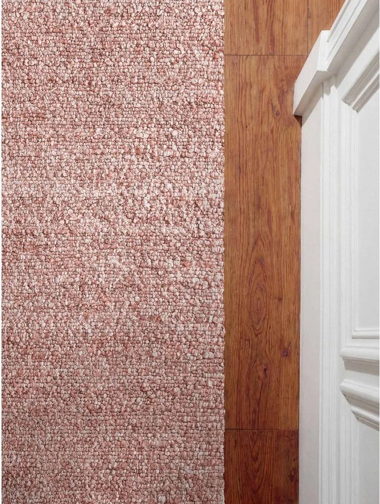 Szaroróżowy chodnik z materiału bouclé tkany ręcznie 80x200 cm Notting Hill Portobello – Ted Baker