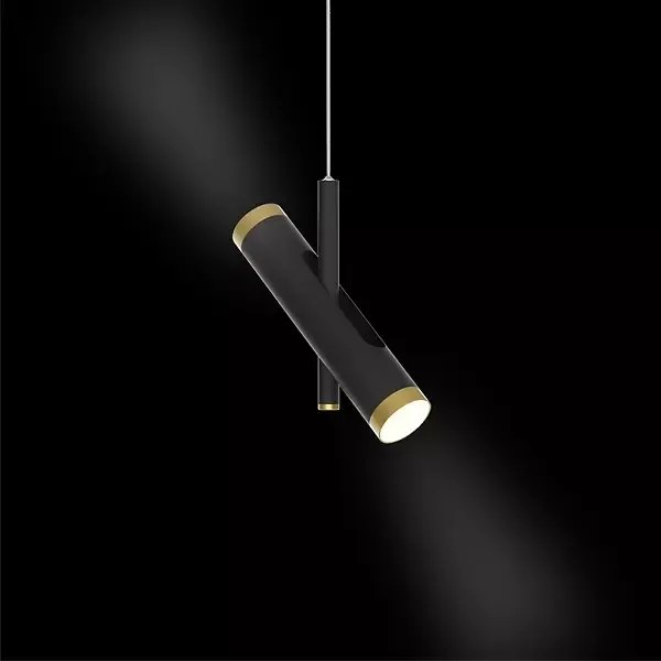 Loftowa lampa wisząca z trzema kloszami Lunette No.4