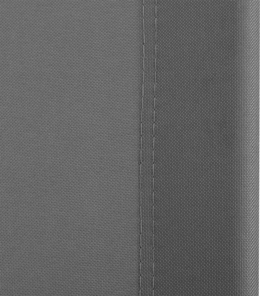 Outsunny Leżanka Plażowa Szara Metalowa 5-stopniowa Regulacja Oparcia Szybkoschnąca 188x56x28cm | Aosom PL