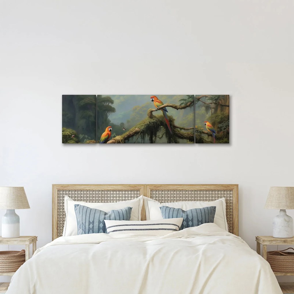 Obraz - Las tropikalny (170x50 cm)