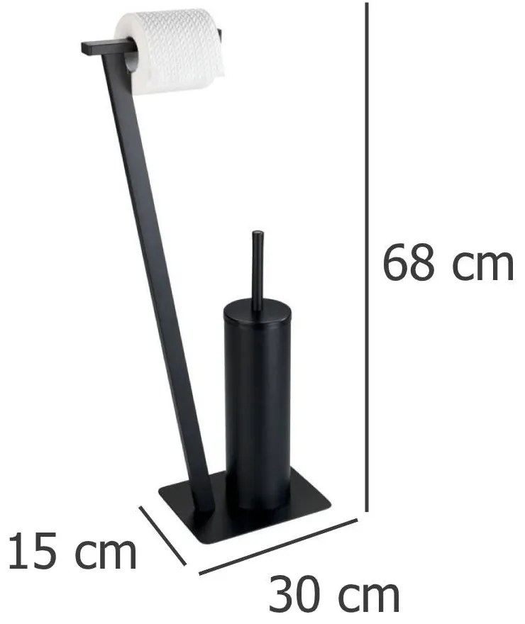 Stojak na papier toaletowy i szczotkę wc LIRIO, WENKO